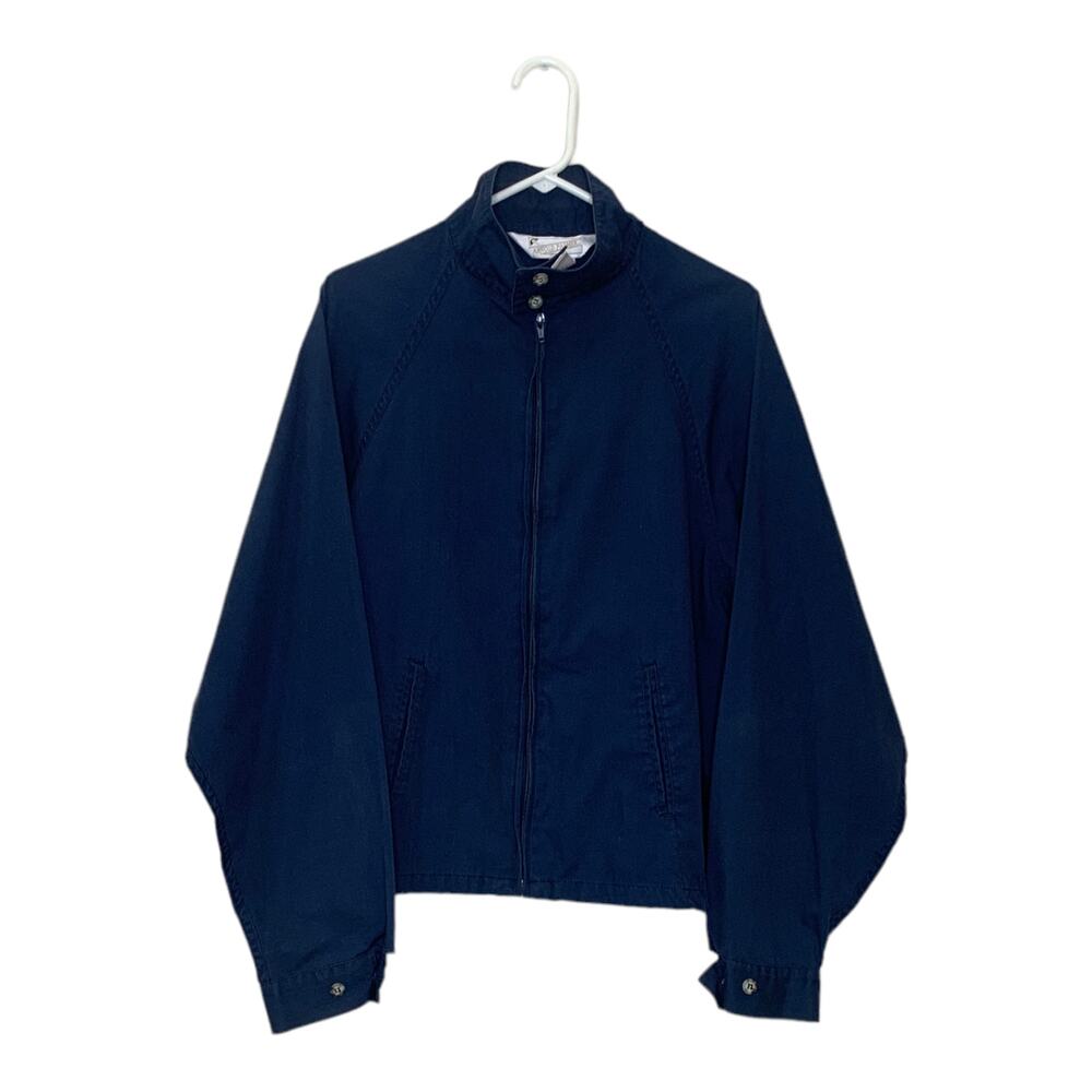 Arnold Palmer vintage men blue zipper light jacket size Large
